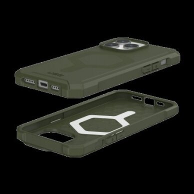 UAG Essential Armor Magsafe - Apsauginis dėklas skirta iPhone 15 Pro Max (olive) 2