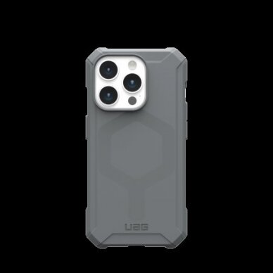 UAG Essential Armor Magsafe - Apsauginis dėklas skirta iPhone 15 Pro (silver)