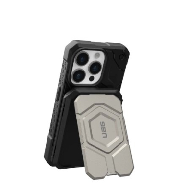 UAG Magnetic Wallet with MagSafe Compatible Stand - Titanium 2