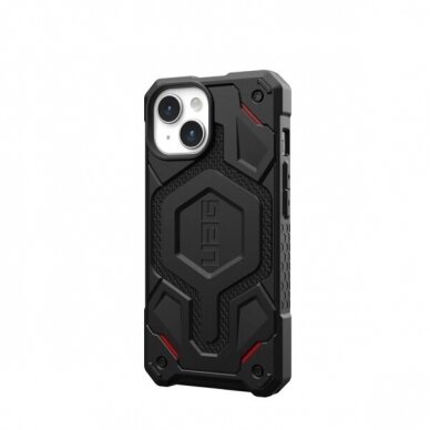 UAG Monarch - Apsauginis dėklas skirta iPhone 13/14 pritaikyta su MagSafe (kevlar-Juodas) 2