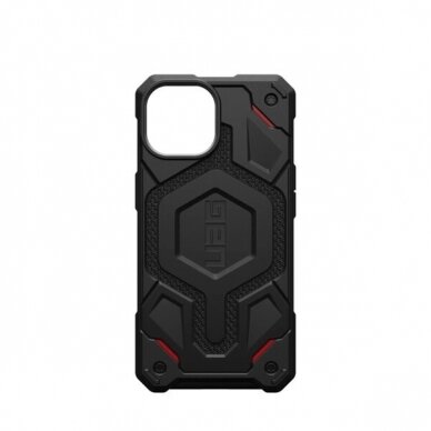 UAG Monarch - Apsauginis dėklas skirta iPhone 13/14 pritaikyta su MagSafe (kevlar-Juodas) 7