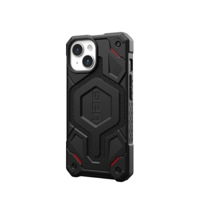 UAG Monarch Pro - Apsauginis dėklas skirta iPhone 15 Plus, pritaikyta su MagSafe (kevlar Juodas) 2