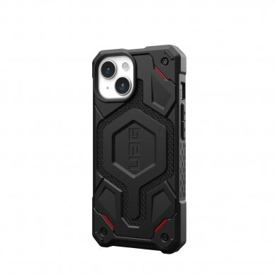 UAG Monarch Pro - Apsauginis dėklas skirta iPhone 15 pritaikyta su MagSafe (kevlar Juodas) 1