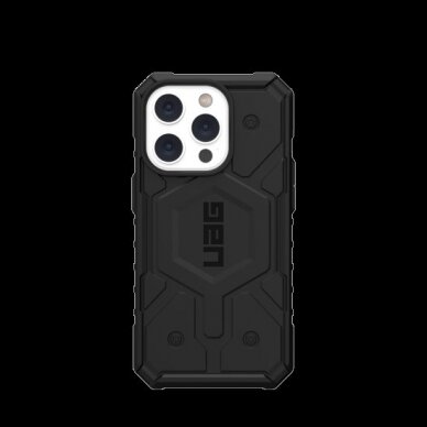 UAG Pathfinder - Apsauginis dėklas skirta iPhone 14 Pro Max, pritaikyta su MagSafe (Juodas)