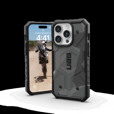 UAG Pathfinder - Apsauginis dėklas skirta iPhone 15 Pro (geo camo) 1