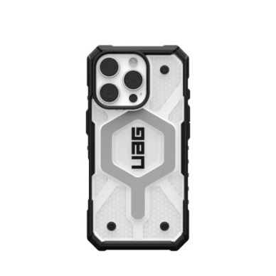 UAG Pathfinder Clear Magsafe Dėklas iPhone 16 Pro - Baltas