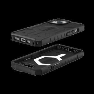 UAG Pathfinder Magsafe Apsauginis dėklas skirta iPhone 15 (Juodas) 2