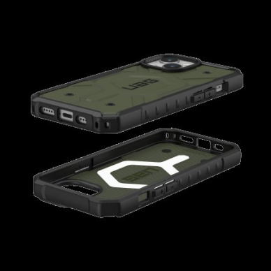 UAG Pathfinder Magsafe Apsauginis dėklas skirta iPhone 15 (olive) 2