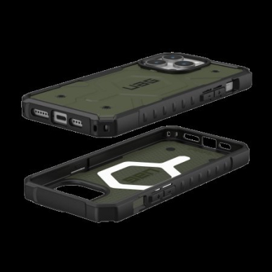 UAG Pathfinder Magsafe - Apsauginis dėklas skirta iPhone 15 Pro Max (olive) 2