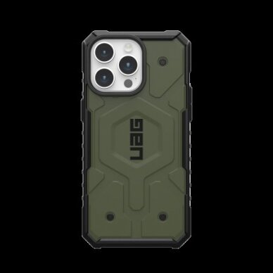 UAG Pathfinder Magsafe - Apsauginis dėklas skirta iPhone 15 Pro Max (olive)