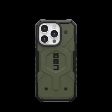 UAG Pathfinder Magsafe - Apsauginis dėklas skirta iPhone 15 Pro (olive)