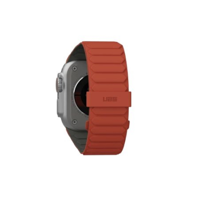 UAG Pathfinder Silicone Double-Sided Magnetic apyrankė Apple Watch 42 / 44 / 45 / 46 / 49mm - Pilkas-Orange 1