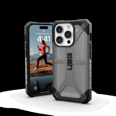 UAG Plasma - Apsauginis dėklas skirta iPhone 15 Pro (ash) 1