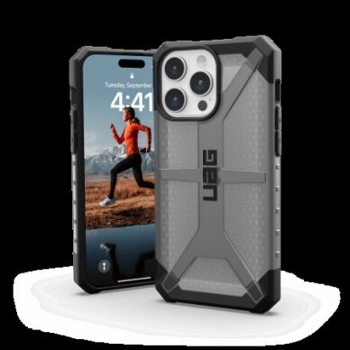 UAG Plasma - Apsauginis dėklas skirta iPhone 15 Pro Max (ash) 1