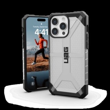 UAG Plasma - Apsauginis dėklas skirta iPhone 15 Pro Max (ice) 1