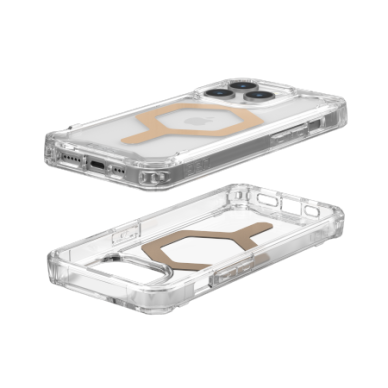 UAG Plyo Magsafe - Apsauginis dėklas skirta iPhone 15 Pro pritaikyta su MagSafe (ice-gold) 2