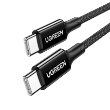 Ugreen US557 USB-C / USB-C PD Kabelis 100W 1m - Juodas