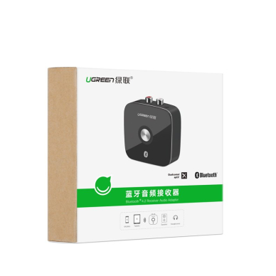 Ugreen 2RCA / 3,5 mm mini Lizdas bluetooth 4.2 Imtuvas juodas (40759) (ctz220) 16