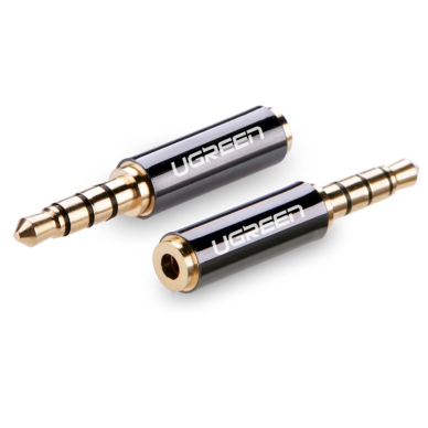 Ugreen audio adapter jack 3.5mm male to jack 2.5mm female Juodas (20502)