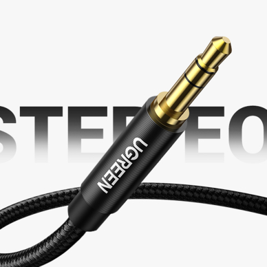 Ugreen audio cable AUX straight minijack 3.5 mm 1m black (AV112) 7