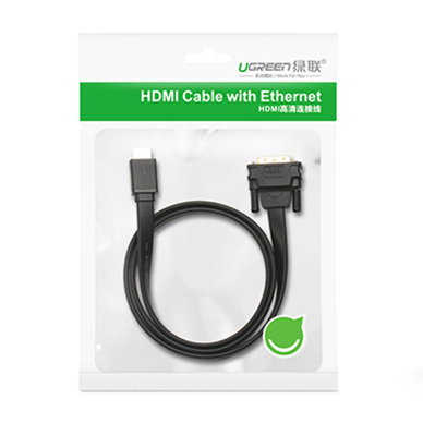 Ugreen bi-directional cable HDMI - DVI 2m black (HD106) 4