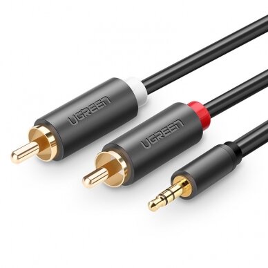 Ugreen cable audio cable 3.5 mm mini jack (male) - 2RCA (male) 1.5 m (AV102)