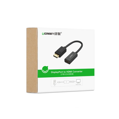 Ugreen Cable Cable from DisplayPort (Male) to HDMI (Female) (Unidirectional) 1080P 60Hz 12bit Juodas (40362) 11