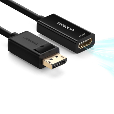 Ugreen Cable Cable from DisplayPort (Male) to HDMI (Female) (Unidirectional) 1080P 60Hz 12bit Juodas (40362) 6