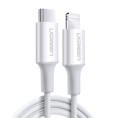 Ugreen cable USB cable - Lightning 3A 0.5 m white (US171) 1