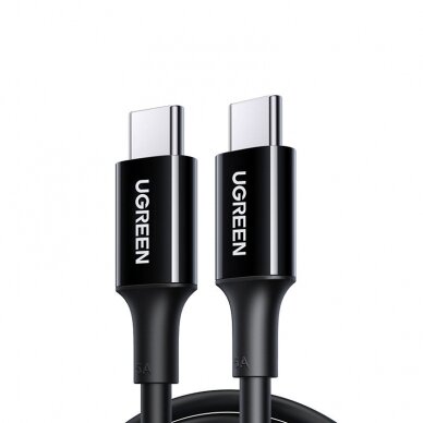 Ugreen cable USB Type C (male) to Type C (male) cable 1m black (US300)