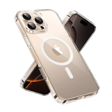 Ugreen Classy Clear Magnetic Dėklas iPhone 16 Pro Max - Permatomas 1