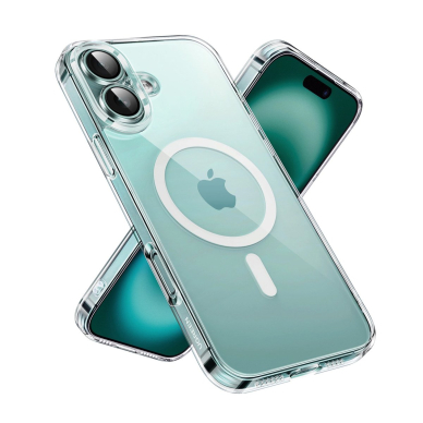 Ugreen Classy Clear Magnetic iPhone 16 Dėklas - Permatomas 1