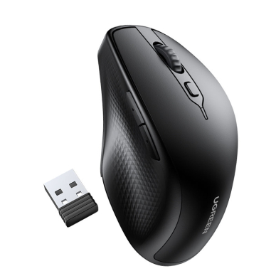 Ugreen ergonomic wireless computer mouse Juodas (MU101)