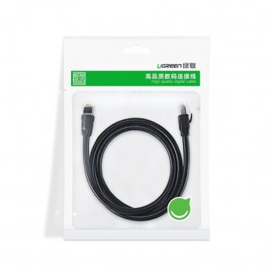 Ugreen Ethernet patchcord kabelis RJ45 Cat 8 T568B 2m juodas (70329) UGLX912 10