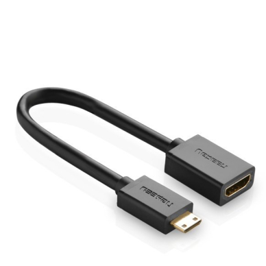 Ugreen HDMI (Female) - mini HDMI (Male) Kabelis Adapteris 4K 60 Hz Ethernet HEC ARC 32 channel audio 22 cm Juodas (20137) 10