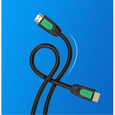 Ugreen HDMI kabelis 19 pin 1.4v 4K 60Hz 30AWG 1m juodas (10115) 9