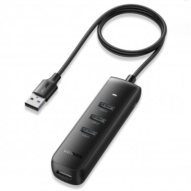 Ugreen HUB USB Type A splitter - 4x USB 3.2 Gen 1 Juodas (CM416 80657)