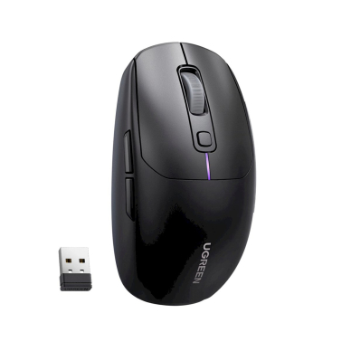 Ugreen MU103 Bluetooth 5.0 computer mouse / 2.4GHz USB receiver - Juodas