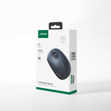 ugreen MU105 2.4GHz USB wireless pelytė - navy Mėlynas 4