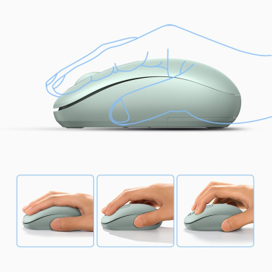 ugreen MU105 USB 2.4GHz wireless pelytė - žalias 1
