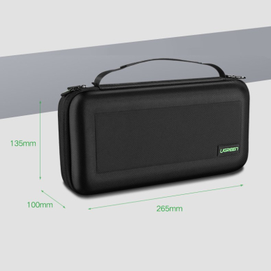 Ugreen Nintendo Switch&Accessory Storage Bag Black S Size 26,5 x 10 x 13,5 cm black (50275 LP145) UGLX912 16