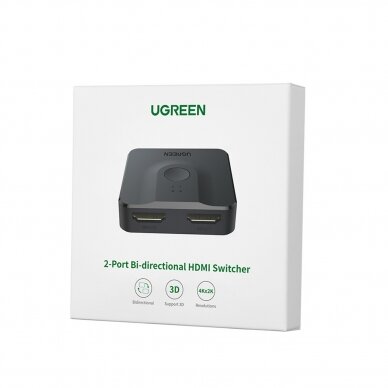 Ugreen switch HDMI splitter switch - 2x HDMI 4K 60Hz Juodas (CM217) 8