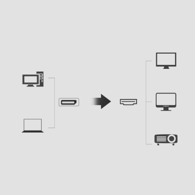 Ugreen Uni-directional DisplayPort to HDMI cable 4K 30 Hz 32 AWG 2 m (DP101 10202) 21