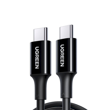 Ugreen US300 USB-C / USB-C 480Mb/s 5A 2m Kabelis - Juodas