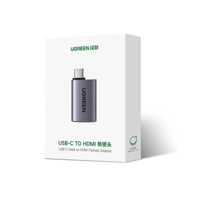 Ugreen US320 USB-C HDMI adapter - pilkas 12