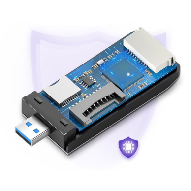 Ugreen USB 3.0 SD / micro SD kortelės skaitytuvas pilkas (50541) 8