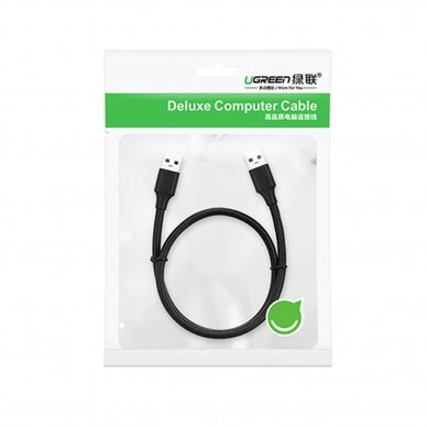 Ugreen USB cable - USB 2.0 480Mb/s 0.25m Juodas (US102) 4