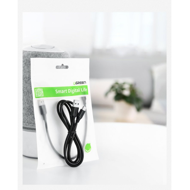 Ugreen USB - USB Type C Kabelis 480 Mbps 3 A 1,5 m Juodas (US287 60117) 11