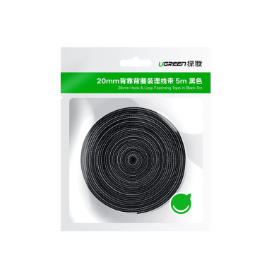 Ugreen Velcro Velcro cable organizer 2m black (40354) 10