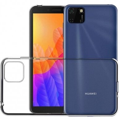 Ultra Skaidrus 0.5Mm Dėklas Tpu Huawei Y5P Skaidrus  DZWT2129 2